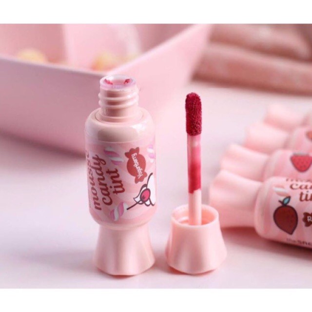 [Gift] Son Tint Viên Kẹo the SAEM Saemmul Mousse Candy Tint 01 Redmango Mousse (8g)