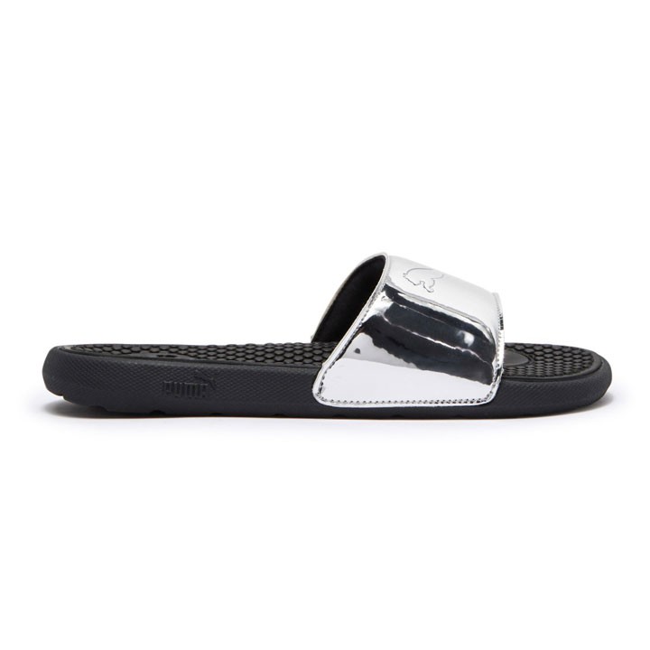 Dép Puma Cool Cat Metallic Women's Slide - Silver