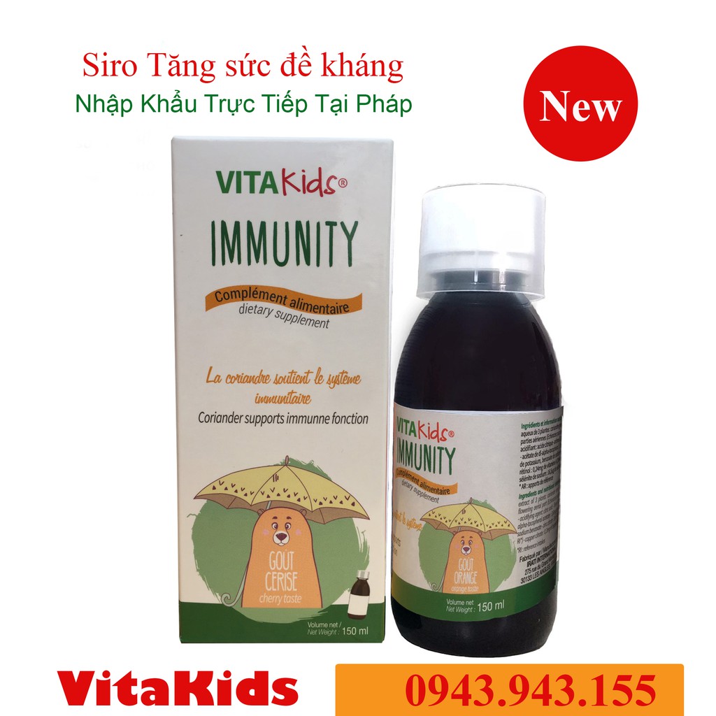 Siro Vita Kids Immunity - Tăng sức đề kháng