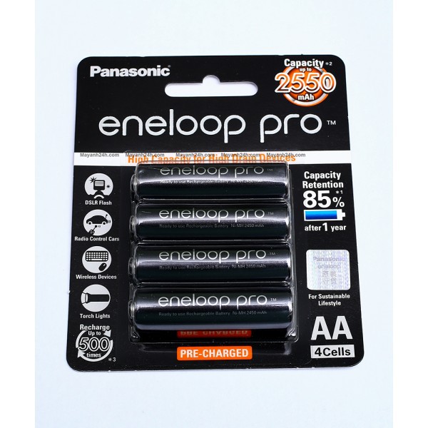 Pin Panasonic Eneloop Pro AA 2550mAh