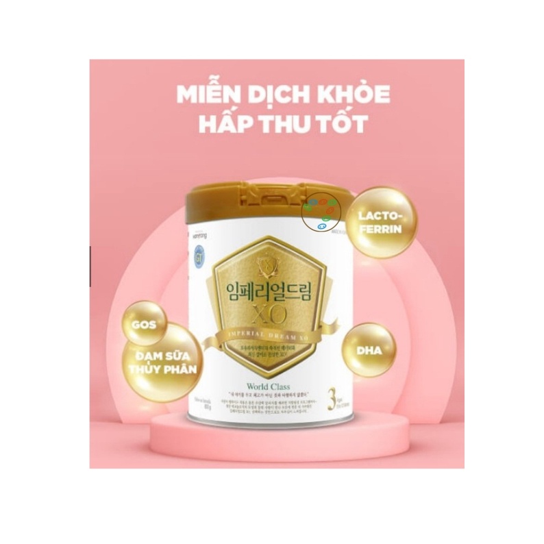 Sữa XO Imperial Dream Số 3 - Chống táo bón vượt trội - Nhập khẩu Hàn Quốc