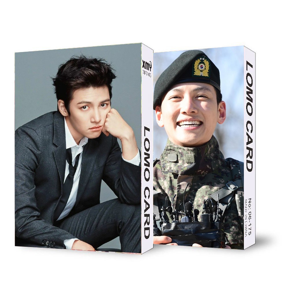 ( không kèm hộp ) Hộp ảnh lomo in hình idol diễn viên JI CHANG WOOK 30 tấm thần tượng hàn quốc