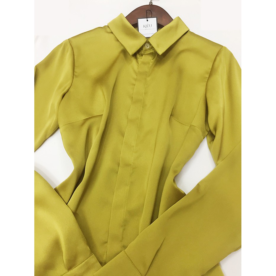 Áo Sơ Mi nữ Công Sở 💖𝑭𝒓𝒆𝒆𝒔𝒉𝒊𝒑💖 Áo Nữ Dài Tay Cổ Đức Nhiều Màu | BigBuy360 - bigbuy360.vn