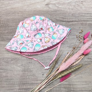 Mũ tai bèo, mũ bucket ĐỘI ĐƯỢC 2 MẶT, mũ rộng vành cho bé, ĐỦ SIZE, thỏ mập