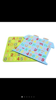 Bảng chữ số mút xốp