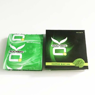 Bao cao su ok rocmen hương bạc hà hộp 3 chiếc