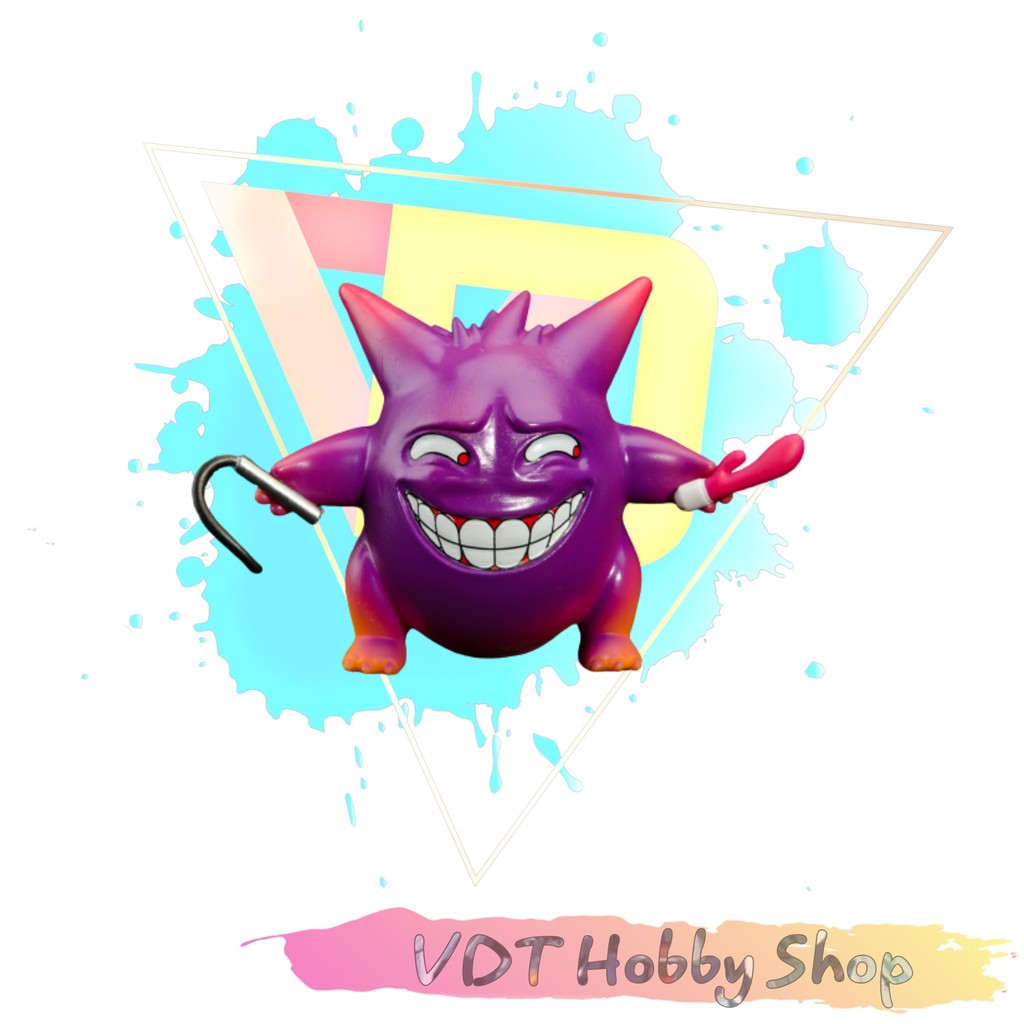 Mô hình game freak Gengar mặt hài hước