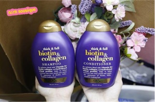 Cặp dầu gội xả Biotin 385ml ngăn rụng tóc