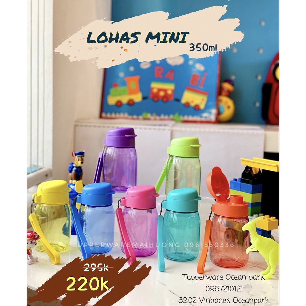 <Tupperware> Bình nước Mini Lohas 350ml