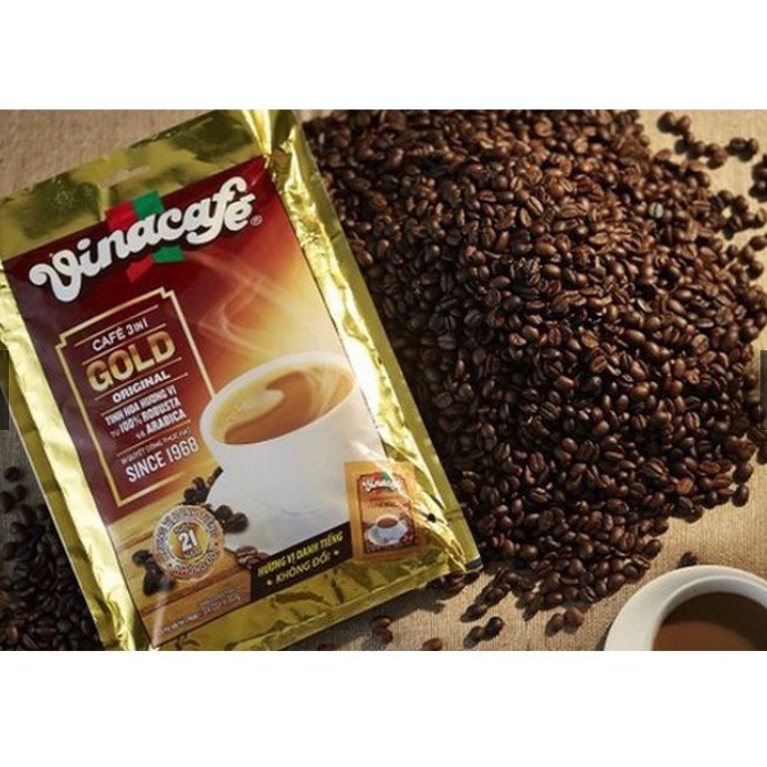 Cà Phê Sữa Hoà Tan Vinacafe' 3 Trong 1 Bịch 24 gói x 20g, thơm ngon