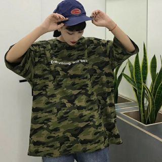 Áo phông camo everything ulzzang