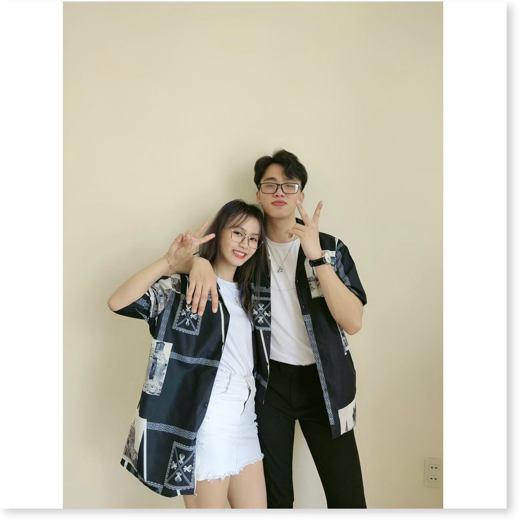 ÁO SƠ MI NAM NỮ,THIẾT KẾ HỌA TIẾT SIÊU NGẦU,ĐẶC BIỆT LÀ CHẤT LIỆU VÃI THOÁNG MÁT  THỜI TRANG KME.STORE