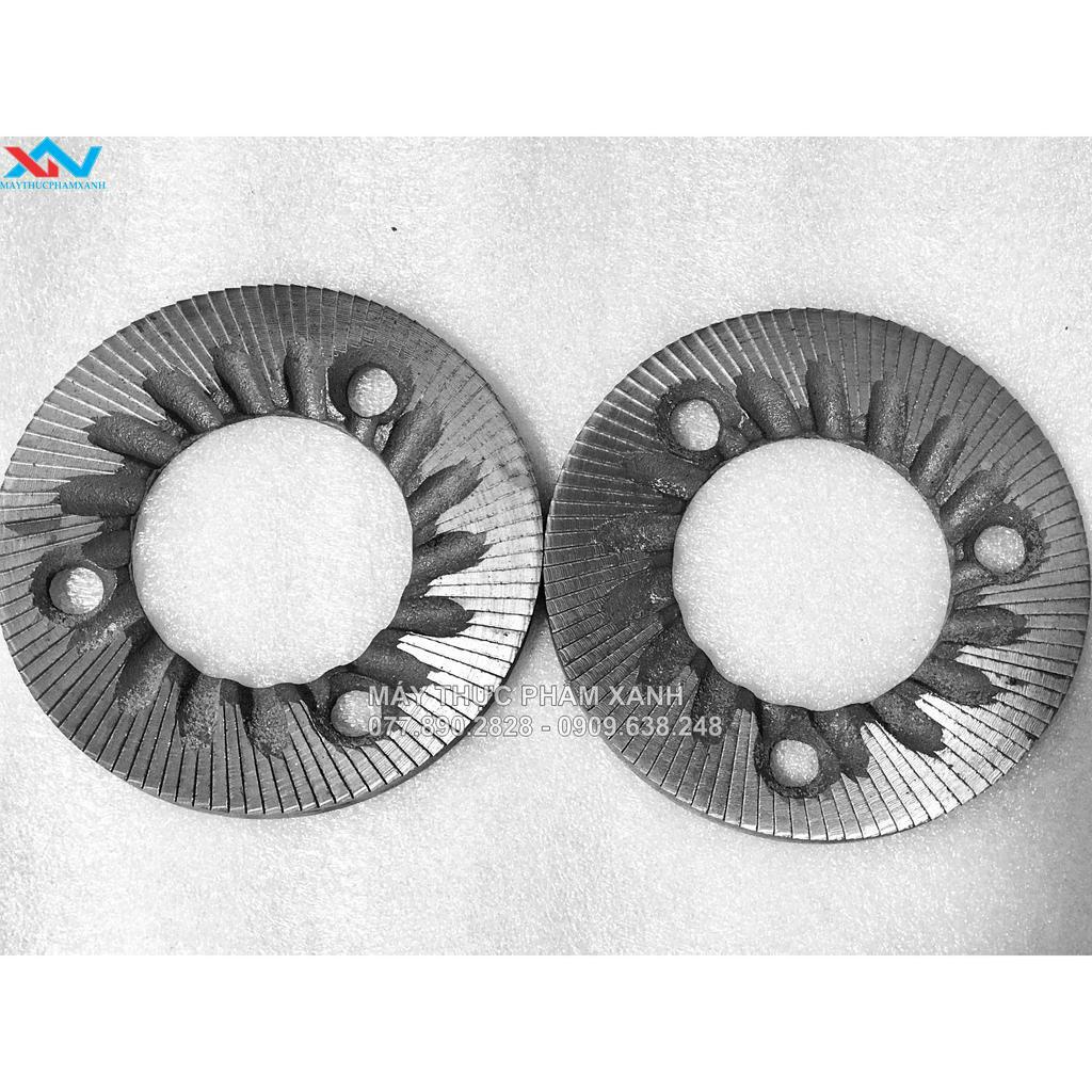 Cặp đĩa máy xay cà phê công nghiệp 2 ngựa 3 ngựa Linh kiện đĩa máy xay ca phe công nghiệp 130mm