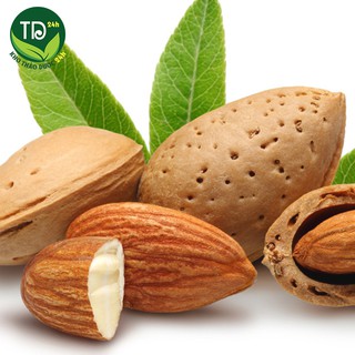Hạt hạnh nhân Mỹ còn vỏ rang bơ, vỏ mỏng giòn ngon, hạt dinh dưỡng Healthy Nuts, hàng nhập khẩu
