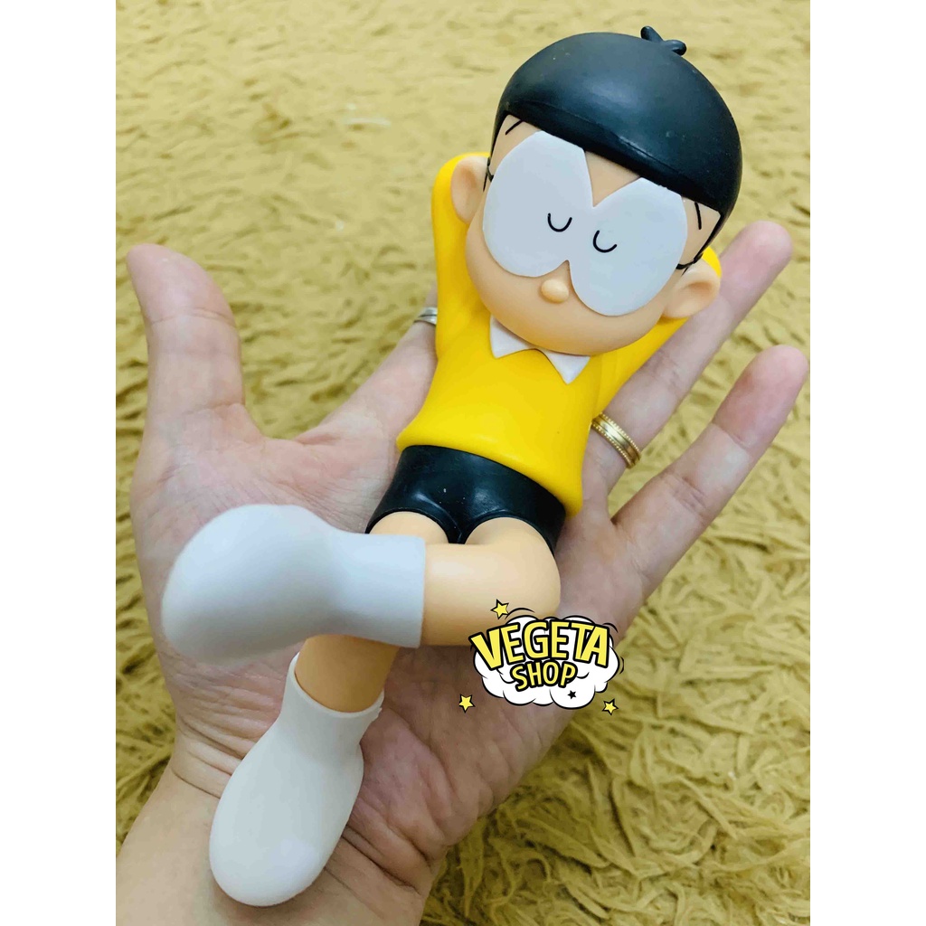 Mô hình Nobita nằm ngủ - Đồ chơi mô hình nhân vật Nobi Nobita - Mô hình Doraemon Doremon - Kích thước 14cm~18cm