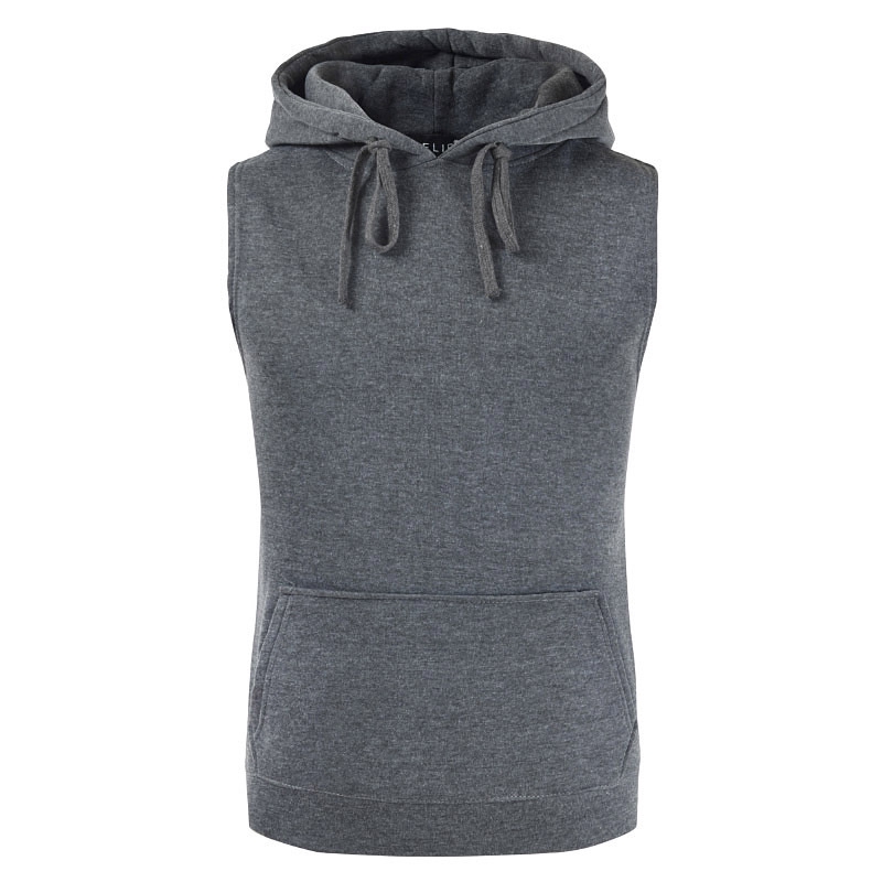 Áo Khoác Phao Không Tay Có Mũ Trùm Phối Túi Cá Tính Cho Nam | BigBuy360 - bigbuy360.vn