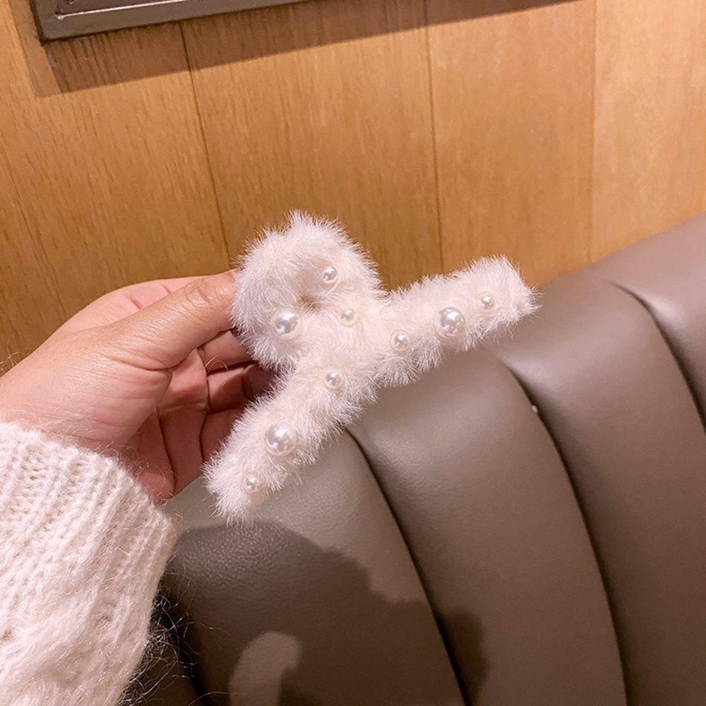 Kẹp Tóc Phủ Lông Phong Cách Vintage Thời Trang Cho Nữ