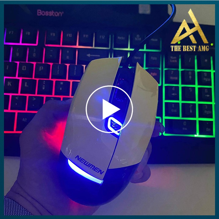 Chuột Gaming Đèn LED Chuyên Game Có Dây NEWMEN G10 - Chuột Máy Vi Tính PC Laptop Để Bàn Mouse Làm Việc Văn Phòng