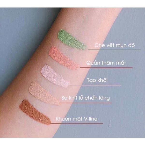 Bảng Triệt Sắc Hiệu Chỉnh Màu Da Dạng Kem CITY COLOR Contour & Correct Pro Cream Palette