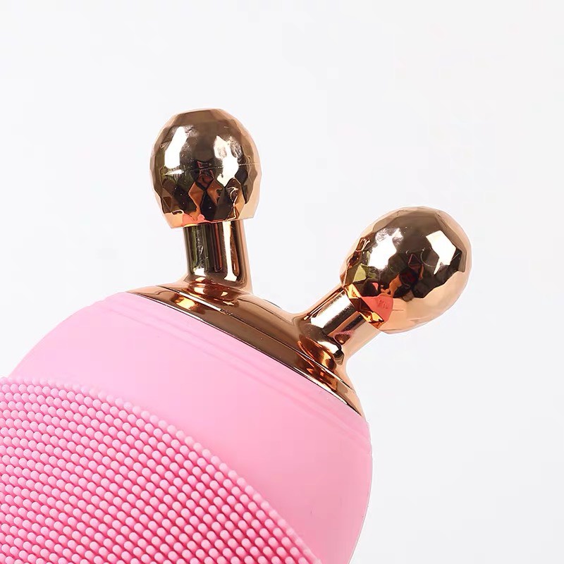 [2in1] Máy rửa mặt kèm thanh lăn massage nâng cơ