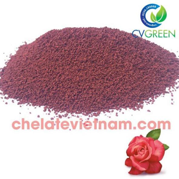 Vi lượng Sắt Chelate (Fe-EDDHA-6) (Ấn Độ) tan hoàn toàn trong nước (gói 100g)