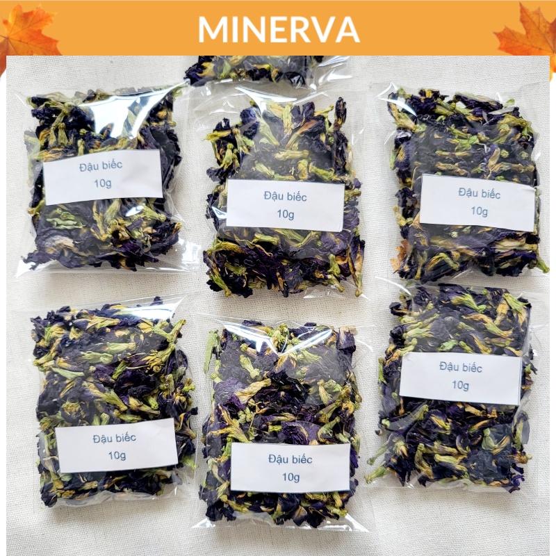 50g Hoa đậu biếc sấy lạnh dùng để uống trà, trang trí thủ công , làm topping nến thơm