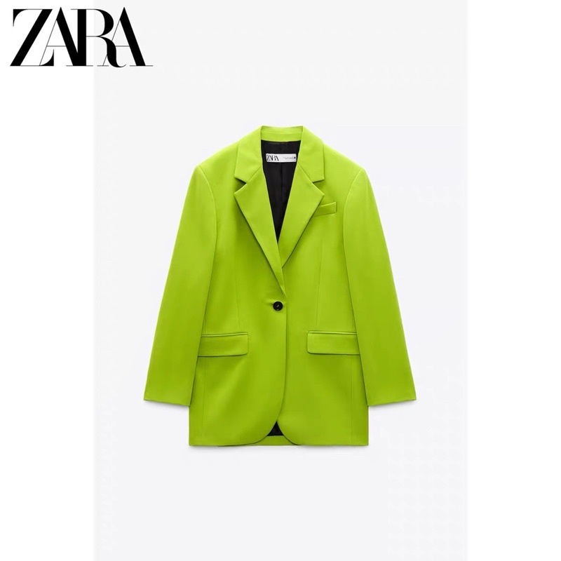 (Order) Áo khoác brazer xanh bơ Zaaarrra