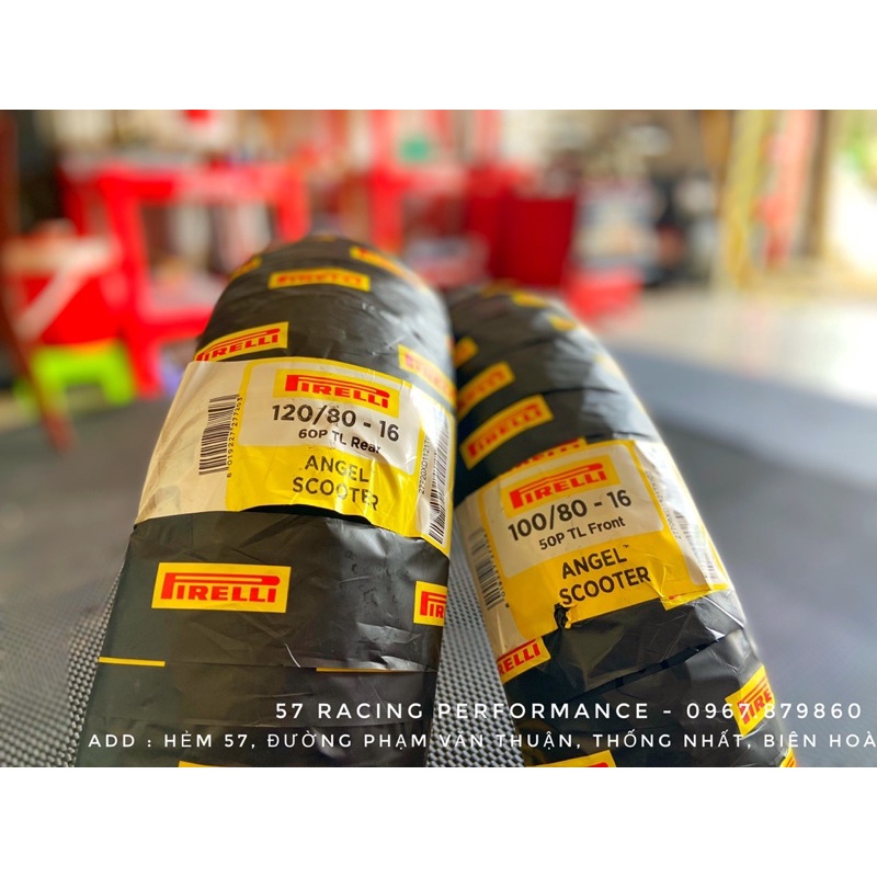 Combo Vỏ Lốp Pirelli Angel Scooter Size Zin cho xe Honda SH