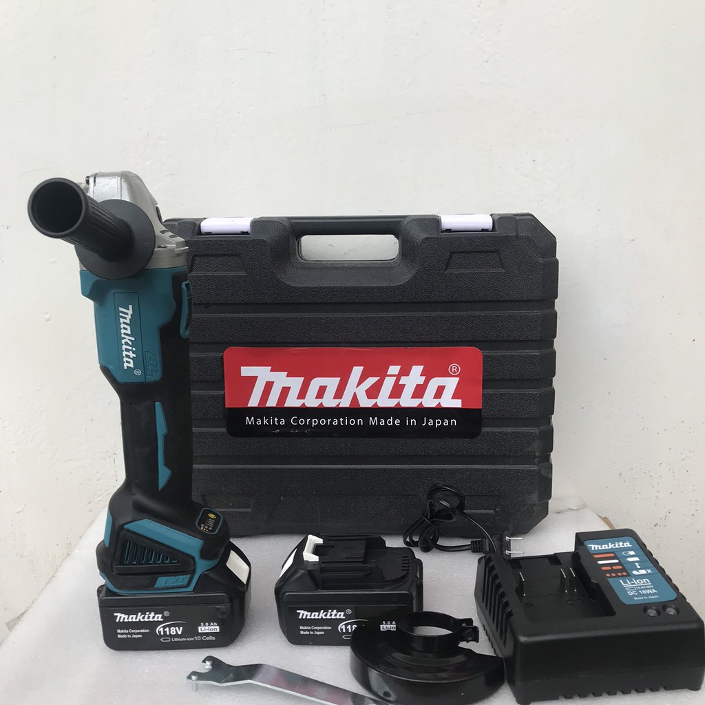 Máy mài pin makita động cơ dây đồng 100% không chổi than