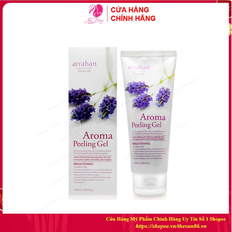 Tẩy da chết - Tẩy tế bào da chết chiết xuất hoa oải hương ARRAHAN Hàn Quốc 180ml