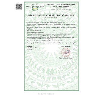 Nano Nghệ - NANO CURCUMIN FORMULA 1 (Dạng Gel 50ml)