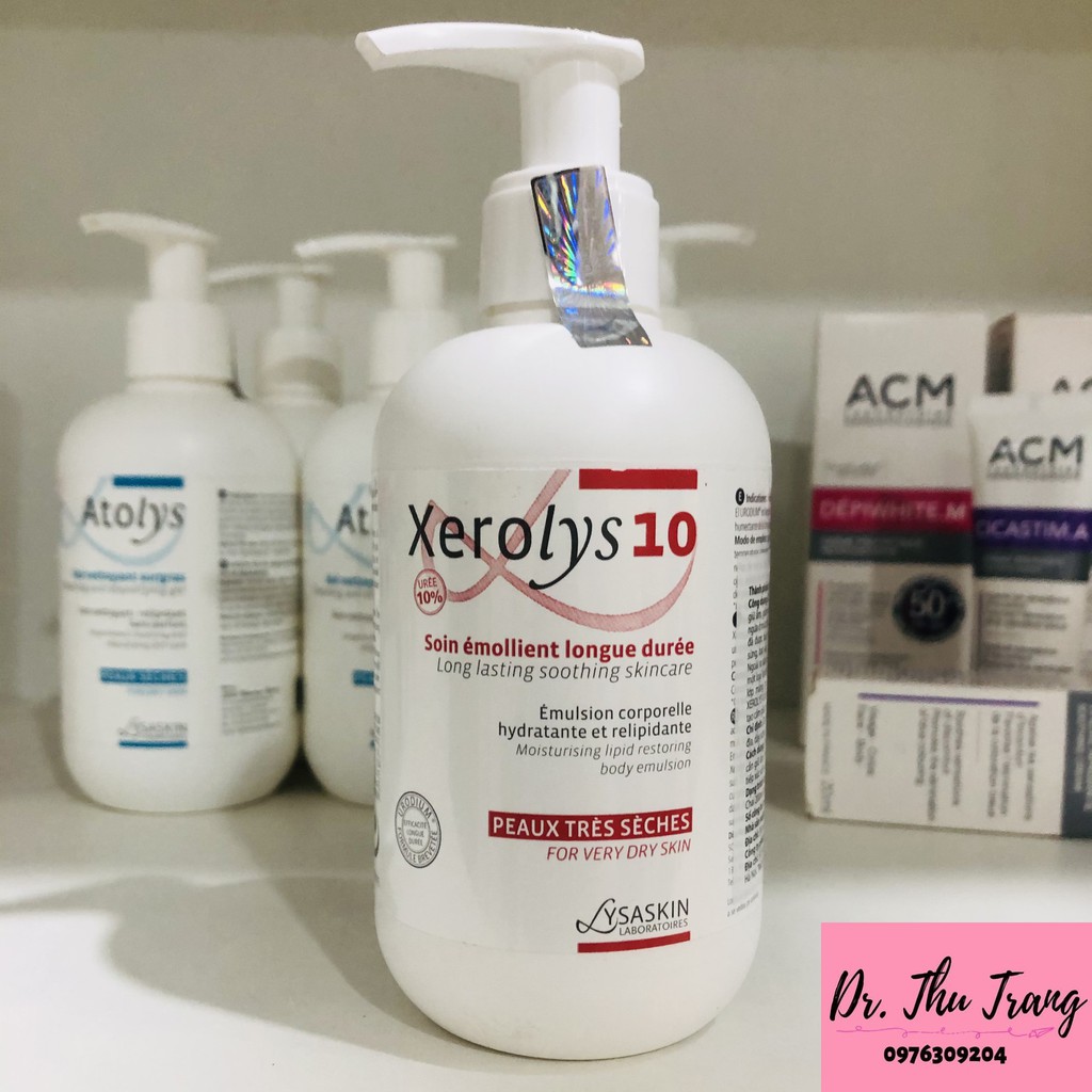 Kem dưỡng ẩm sâu, giảm ngứa dành cho da khô, viêm da cơ địa, da chàm hóa XEROLYS 10