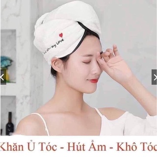 Khăn ủ tóc siêu tốc đang hít hót.