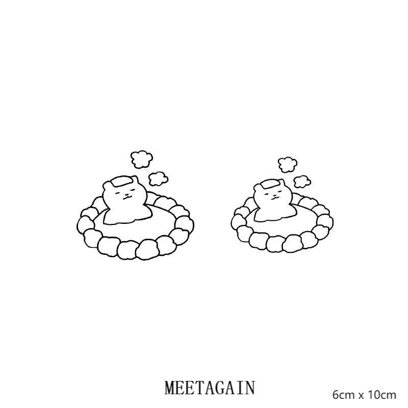 Hình xăm dán tạm thời chống thấm nước giữ màu lên đến 15 ngày cỡ 6cmx10cm M-024