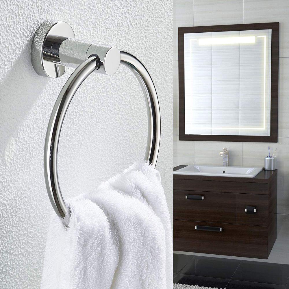 Giá Đỡ Treo Khăn Bằng Thép Không Gỉ Tiện Dụng Cho Phòng Tắm / Nhà Bếp