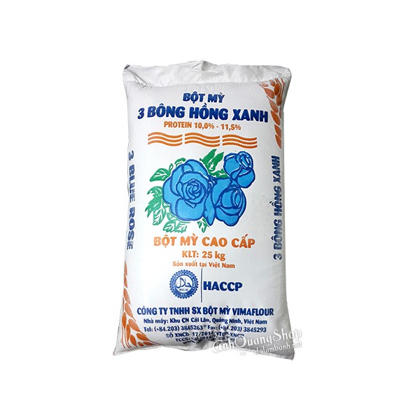 Bột mì 3 bông hồng xanh (chiết từ bao 25kg)