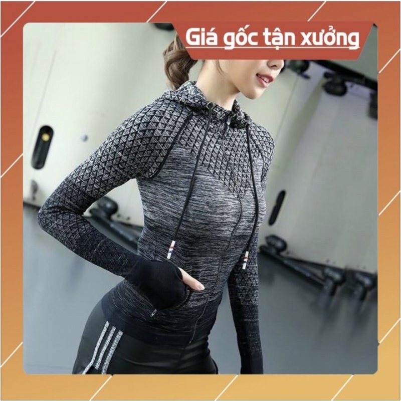 Áo Khoác ‼FREE SHIP‼Áo Thể Thao Tập GYM YOGA BODY