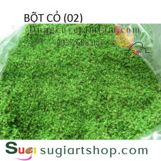 Bột cỏ làm tiểu cảnh, bột cỏ mã 02 gói 10gam -mô hình