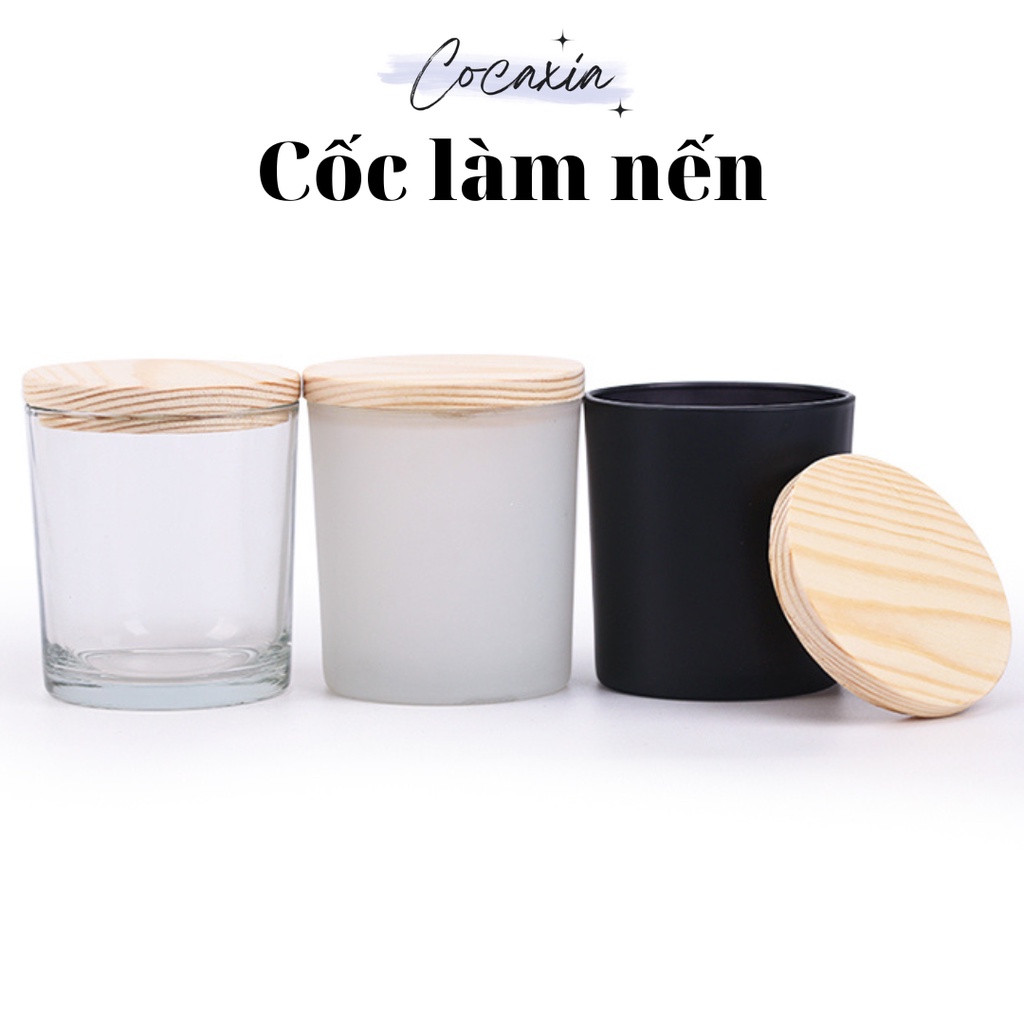 Cốc Làm Nến Cốc Thủy Tinh Hũ Thủy Tinh Đựng Nến 200ml Làm Nến Thơm Handmade Cocaxia