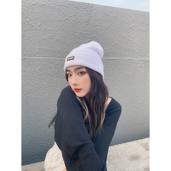 Nón len beanie mùa đông phong cách Hàn Quốc Gill Baby