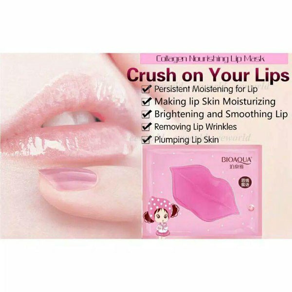 (Hàng Mới Về) Mặt Nạ Môi Bioaqua Collagen Dưỡng Ẩm Môi Ts-74 | BigBuy360 - bigbuy360.vn