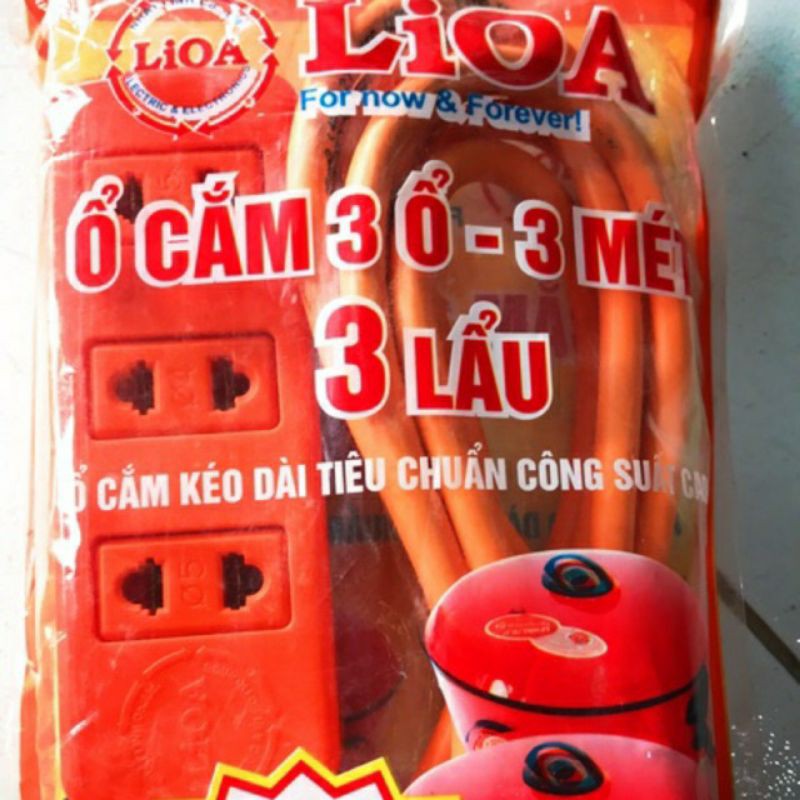 Ổ lẩu 3 ổ 3m Lioa