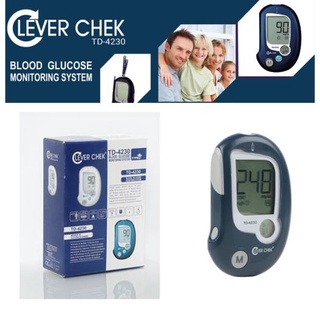 Máy thử tiểu đường Clever Chek Kèm 25 que thử và 100 kim đơn vị mg/dL