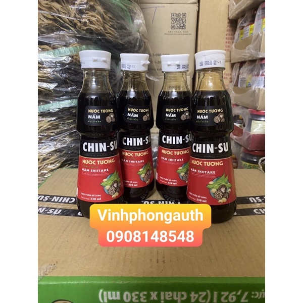 Nước tương chinsu nấm 330ml