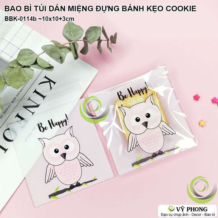 TỔNG HỢP BAO BÌ TÚI NHỰA DÁN MIỆNG 10x10 +3cm ĐỰNG BÁNH KẸO COOKIE LÀM QUÀ TẶNG CHO CÁC QUÁN CÀ PHÊ TRÀ SỮA BBK-0114