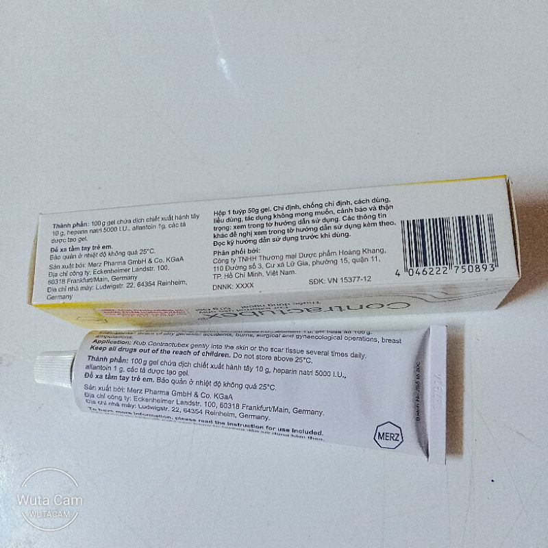 Gel bôi mờ sẹo Contractubex (Tuýp 10g và 50g)