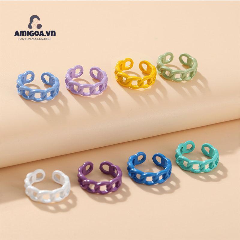 Nhẫn Hở Thiết Kế Đơn Giản Thời Trang Sáng Tạo Cho Nữ