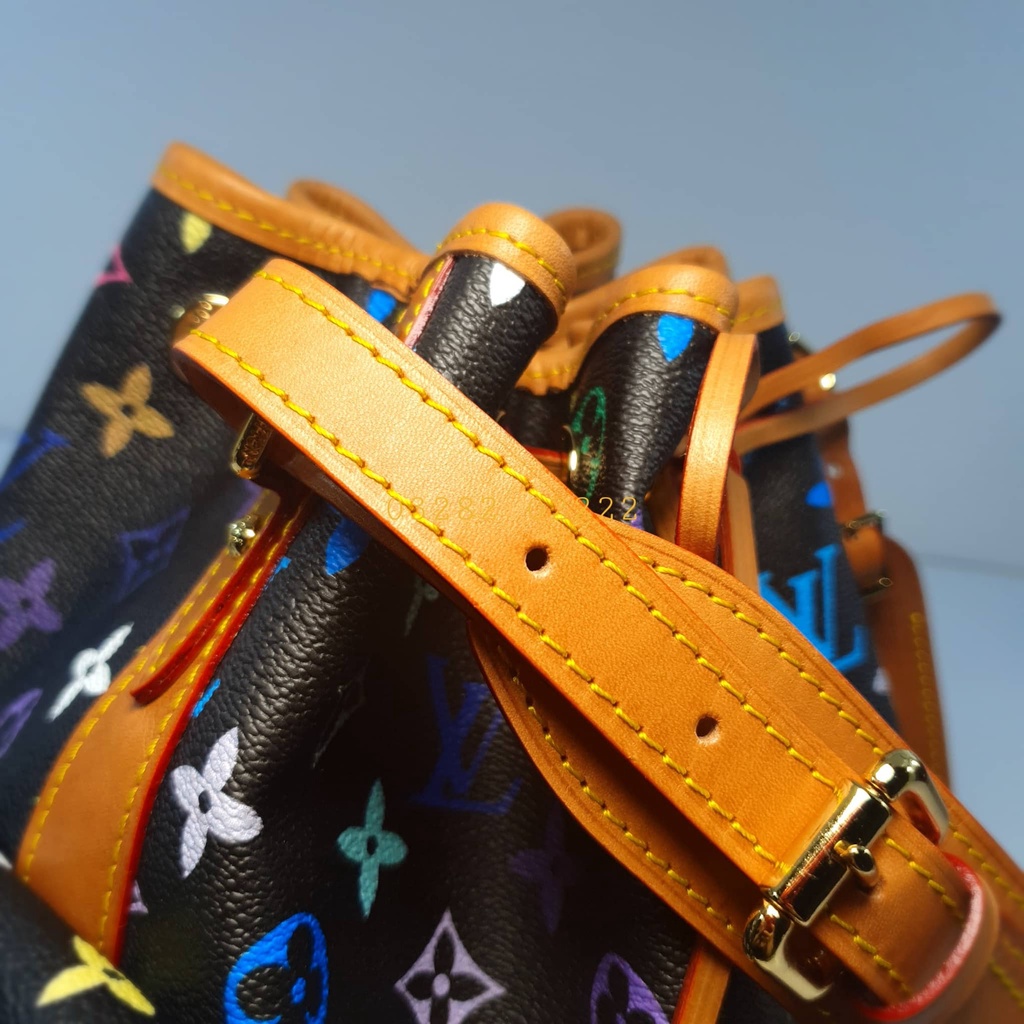 III.Túi xách Bucket LV đen 7 màu si Nhật xịn sò