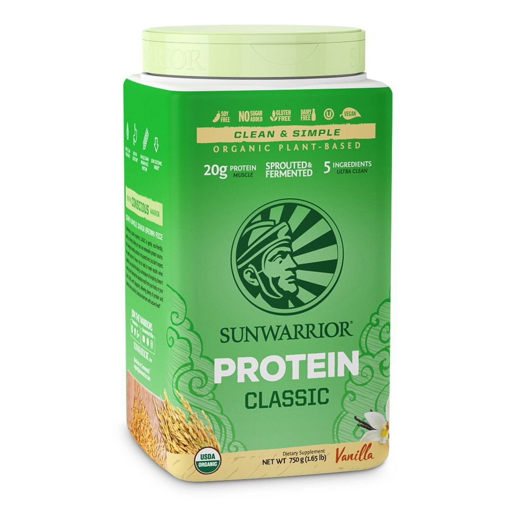 Bột Protein Thực Vật Hữu Cơ SunWarrior 750g