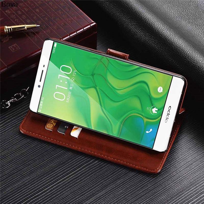Bao da gập hình ví cho Samsung Galaxy A7 A9 2018 A9S J4 J6 J8 2018 J4 Plus J6 Plus J4+ J6+
